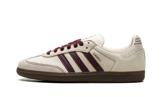 Adidas Samba “Wonder white maroon”