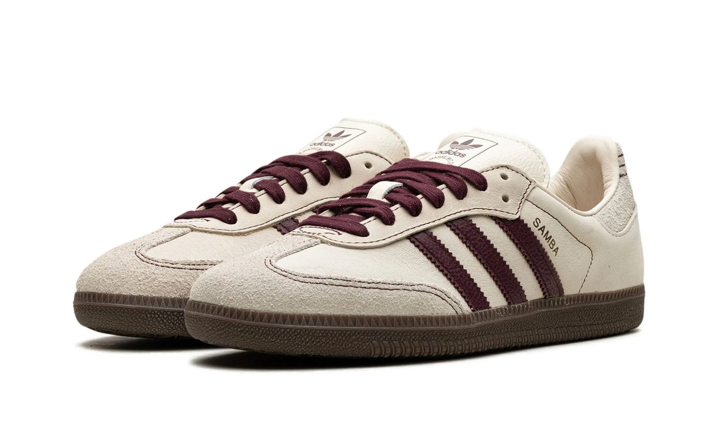 Adidas Samba “Wonder white maroon”