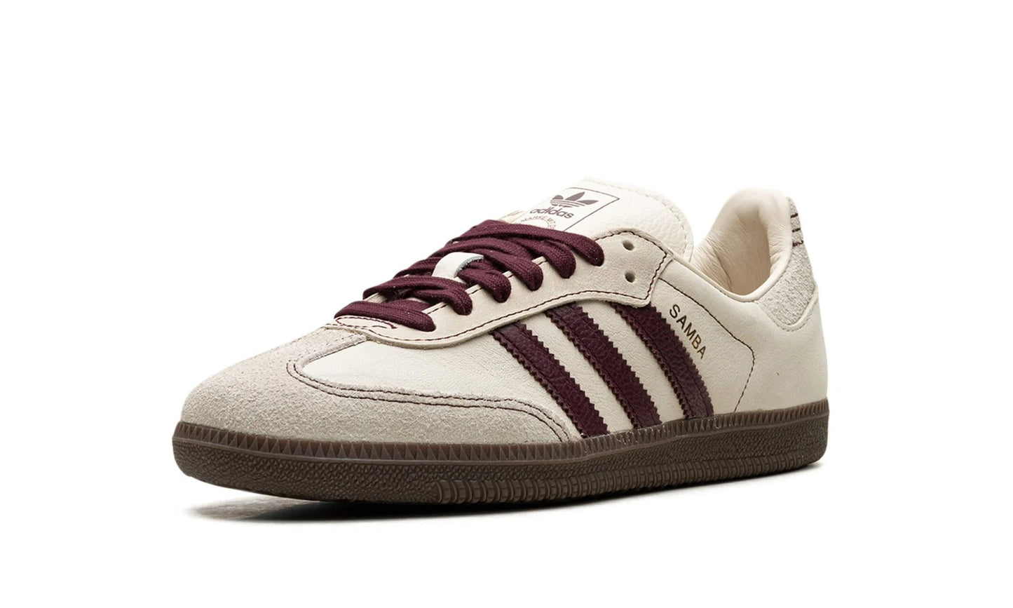 Adidas Samba “Wonder white maroon”