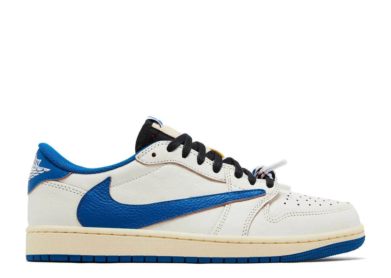 Travis Scott x Air Jordan 1 Low OG SP 'Sail Military Blue'