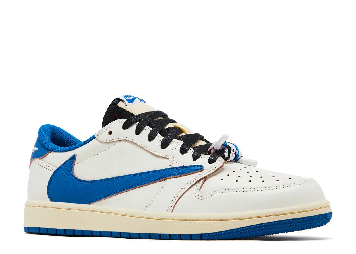 Travis Scott x Air Jordan 1 Low OG SP 'Sail Military Blue'